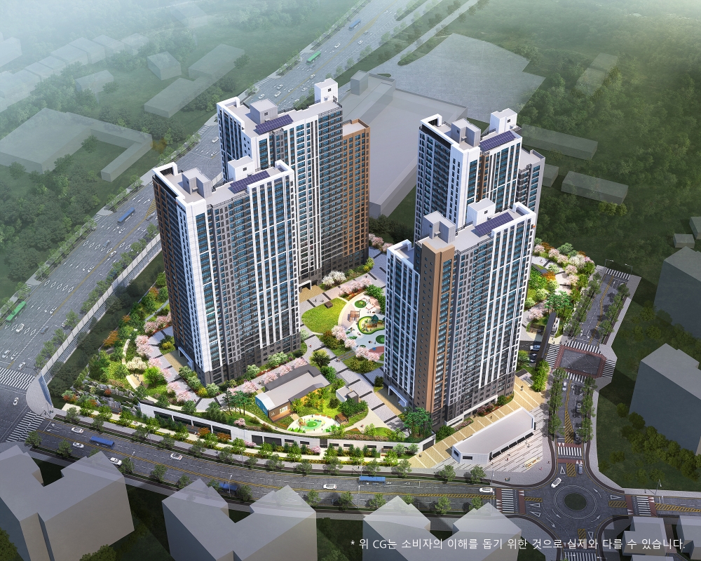 호반써밋 원주역 조감도