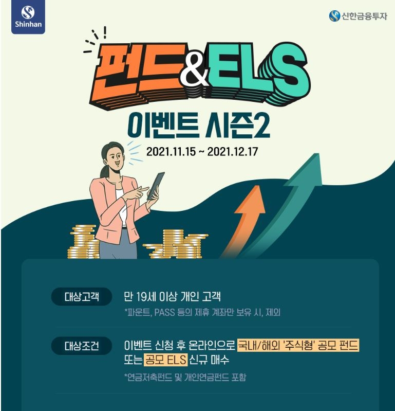 ‘ELS, 펀드 이벤트 시즌2’ 포스터. / 사진제공=신한금융투자