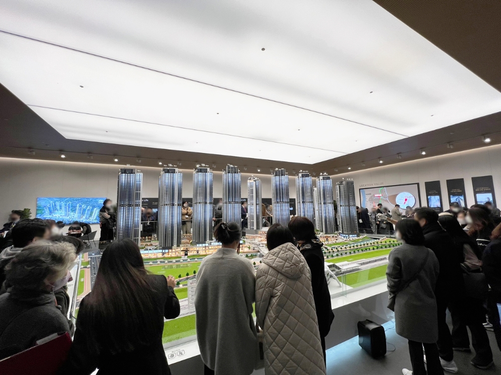 힐스테이트 더 운정 견본주택 내부. / 사진제공=현대건설