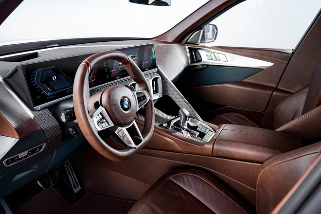 BMW 콘셉트 XM 내부.