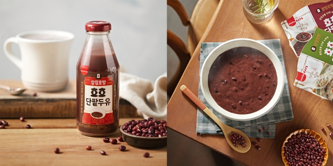 SPC삼립, 호호 단팥 두유와 호호죽/사진제공=SPC그룹