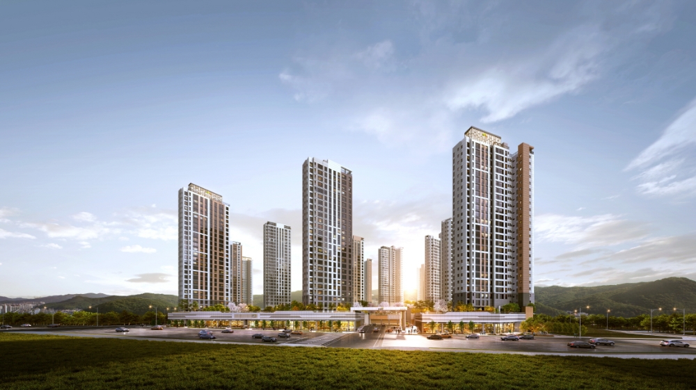 '제일풍경채 검단 1차' 단지 투시도 / 사진제공=제일건설