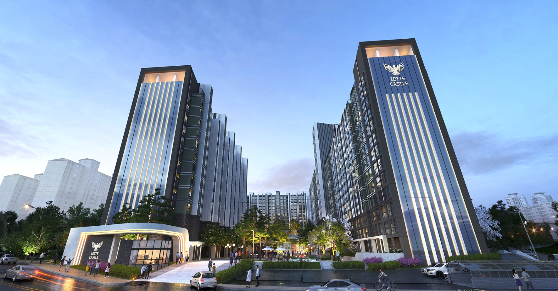 수원 권선 삼천리2차 리모델링사업 투시도 / 사진제공=롯데건설