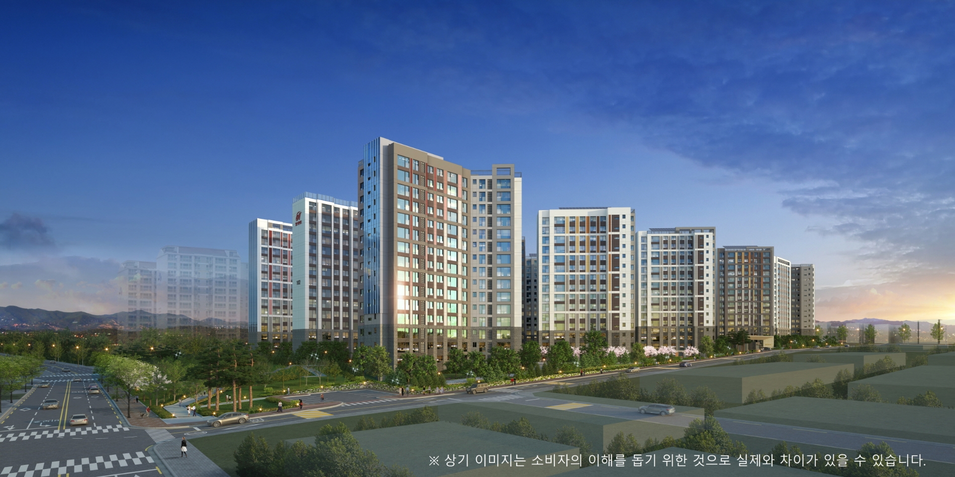 ‘힐스테이트 평택 더퍼스트’ 투시도. / 사진제공=현대건설