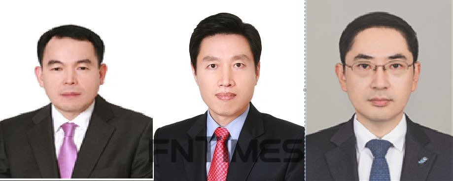 (왼쪽부터) 박창옥 은행연합회 신임 상무이사, 지순구 은행연합회 신임 본부장, 이인균 은행연합회 신임 본부장./사진=은행연합회