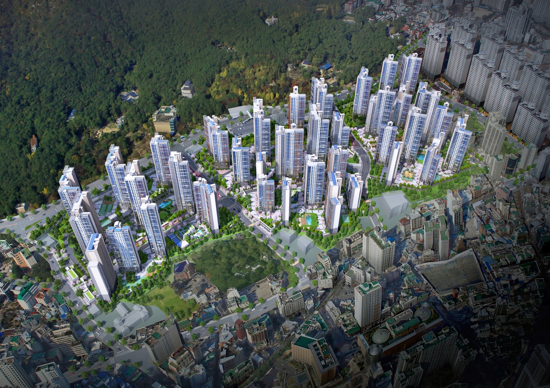 래미안 포레스티지 조감도 / 사진제공=삼성물산