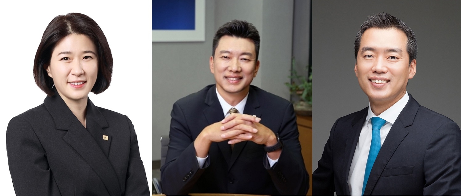 조지은 라이나생명 대표(왼쪽), 이재원 푸본현대생명 대표(가운데), 정영호 캐롯손보 대표./사진=각 사