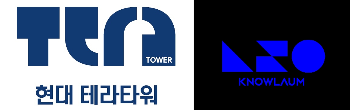 현대엔지니어링의 ‘현대 테라타워’ BI(왼쪽), 롯데건설의 ‘놀라움’. / 자료제공=각 사