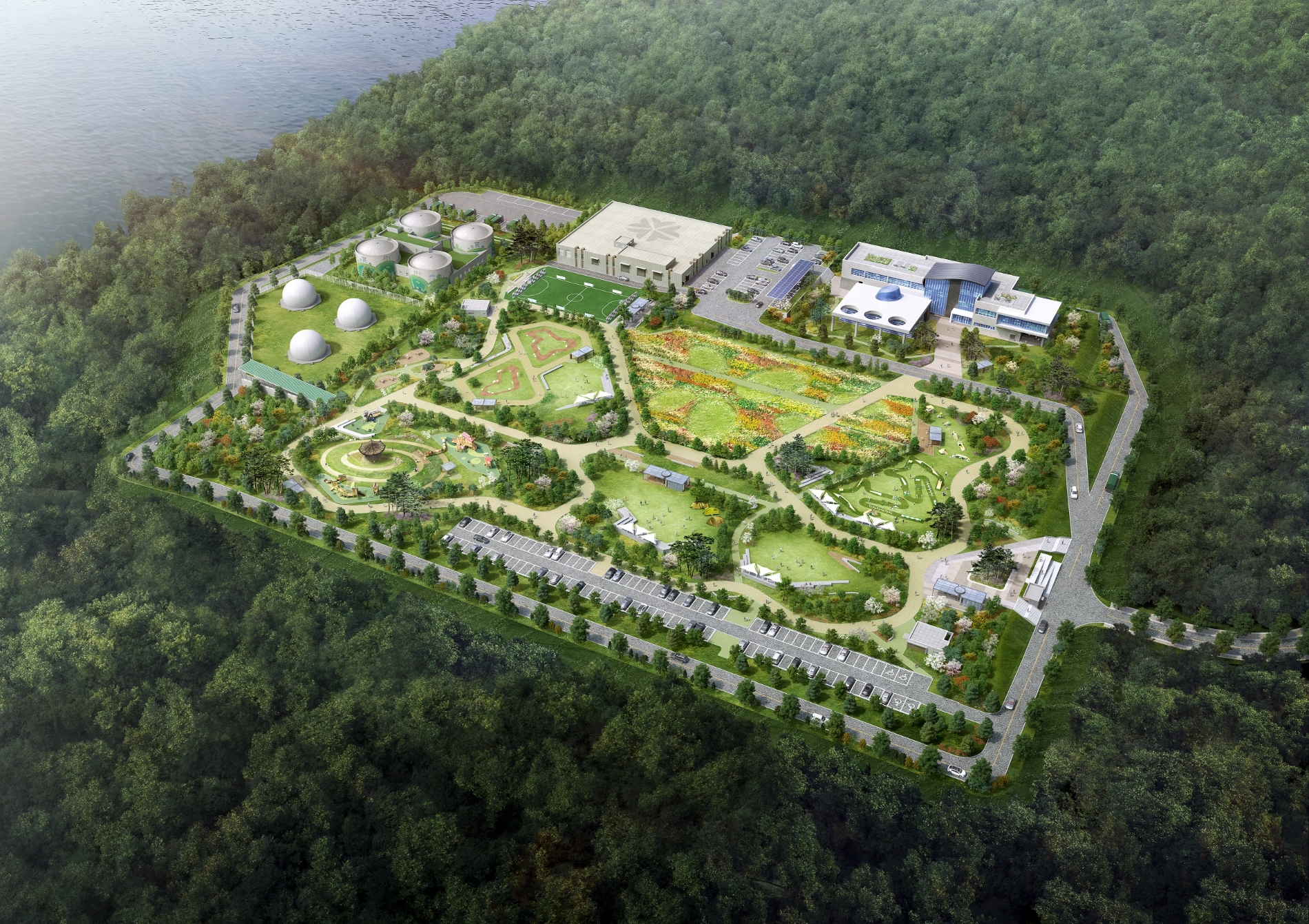 대전하수처리장 조감도 / 사진제공=한화건설