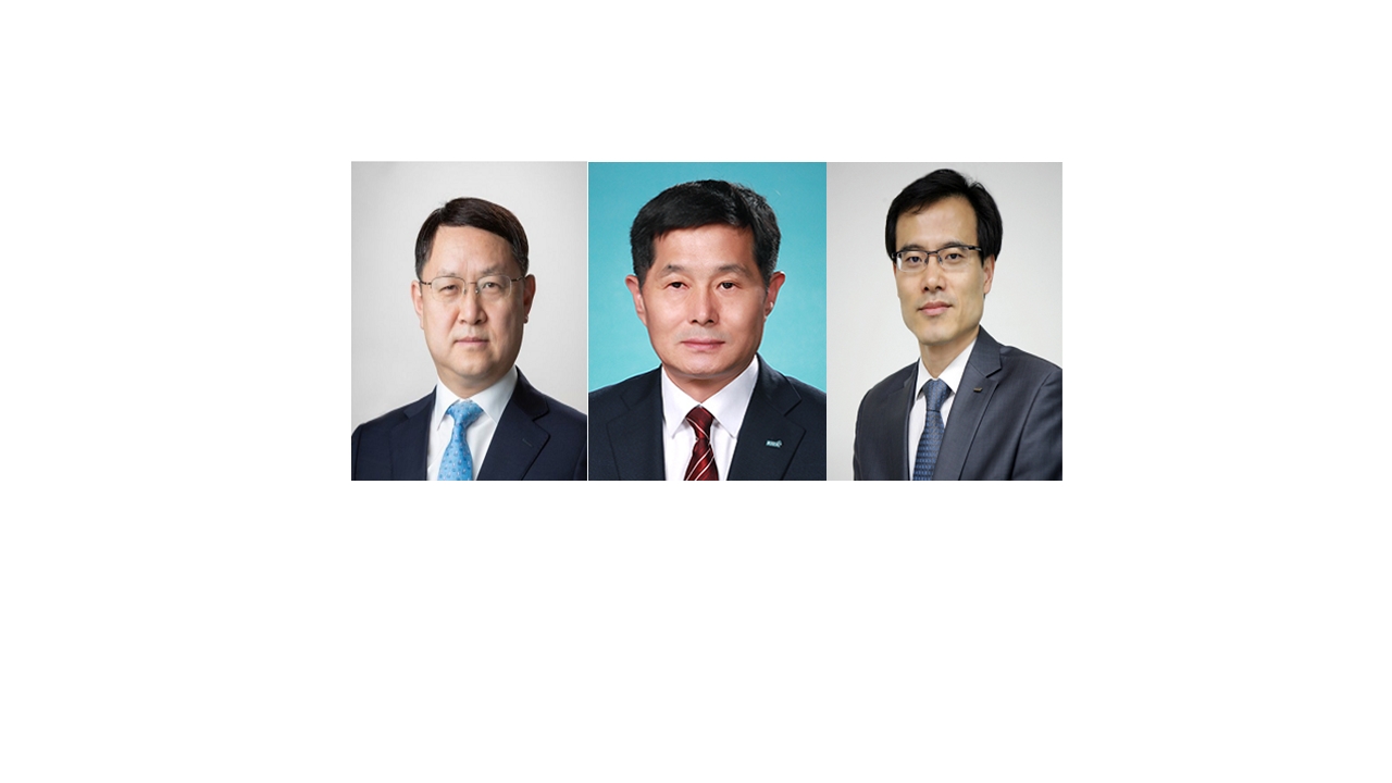 ▲(왼쪽부터) 김근익 신임 시장감시위원장, 양태영 신임 상임이사, 정석호 신임 청산결제본부장. / 사진제공=한국거래소
