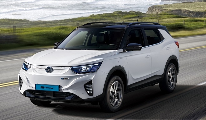 쌍용차 준중형 전기SUV 코란도 이모션.