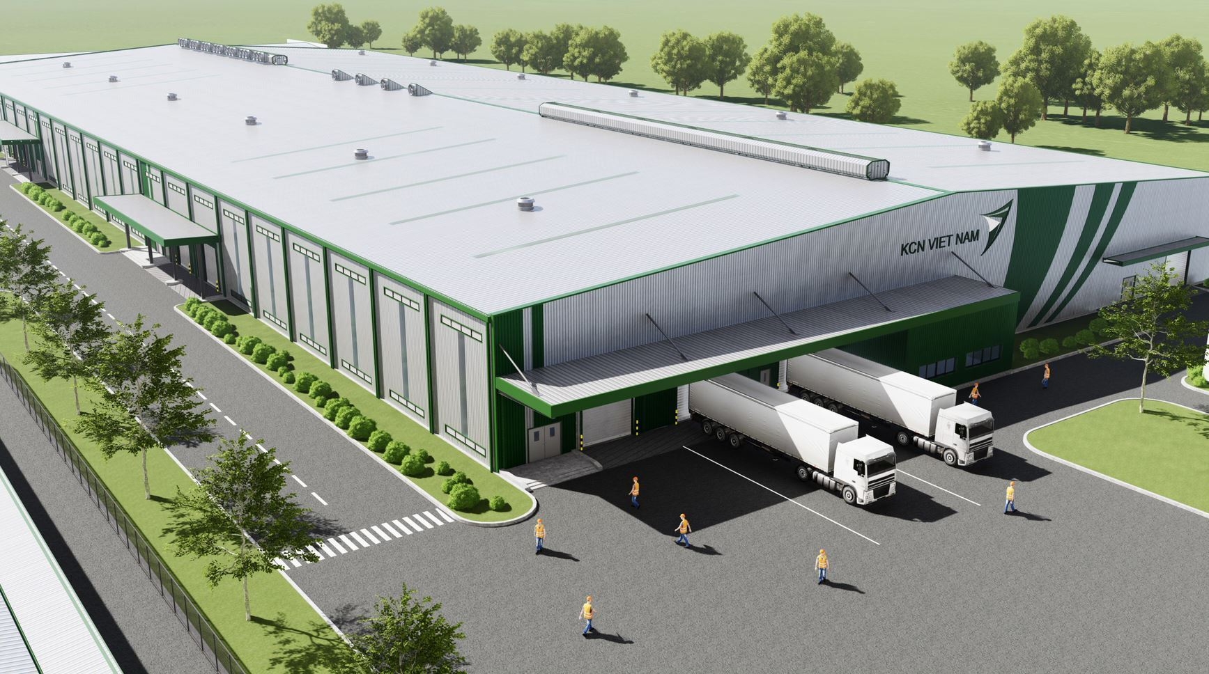 알스퀘어가 한국 기업에 독점 제공하는 KCN 공단 조감도. / 사진제공=알스퀘어, KCN 베트남