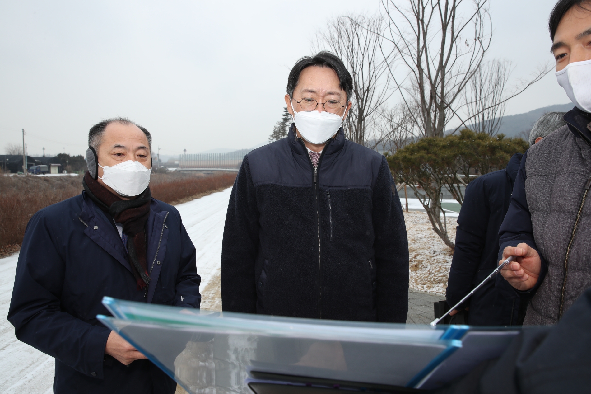 19일 김현준 LH 사장은 안산장상 공공주택지구 현장을 방문했다. / 사진제공=LH