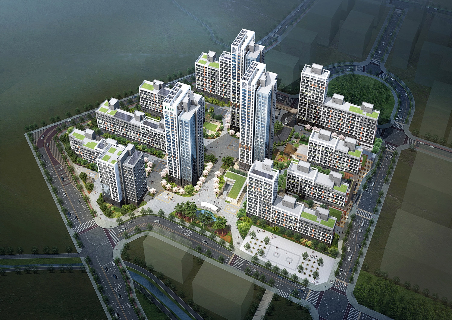 엘리프 세종 조감도 / 사진제공=계룡건설