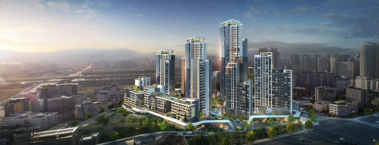 남서울 무지개아파트 재건축사업 조감도 / 사진제공=DL이앤씨