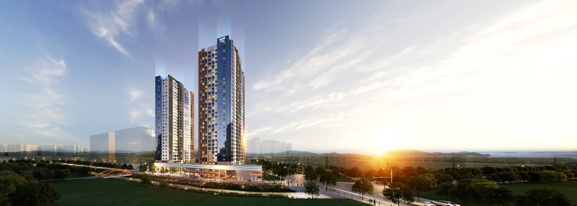 인천 용현 성신아파트 재건축 투시도 / 사진제공=금호건설