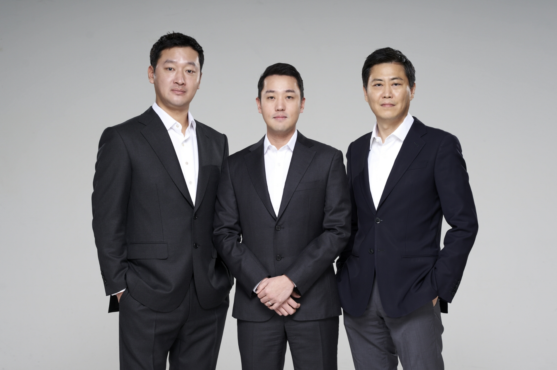 (왼쪽부터) 홍주열 테이스티나인 대표이사, 정중교, 박재연 프레시지 공동대표