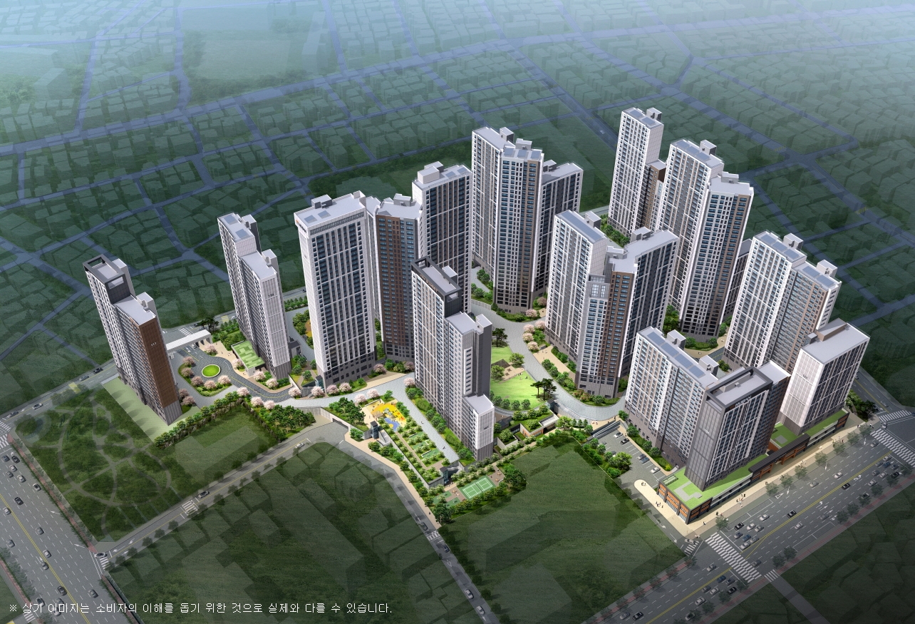 ‘호반써밋 그랜드 센트럴’ 조감도. / 사진제공=호반건설