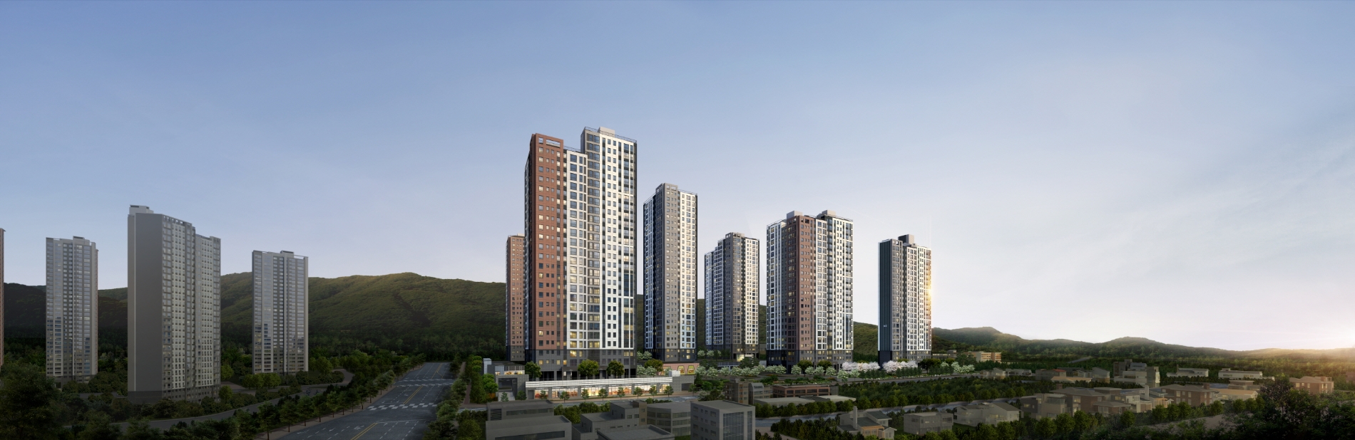 두산위브 광주센트럴파크 투시도