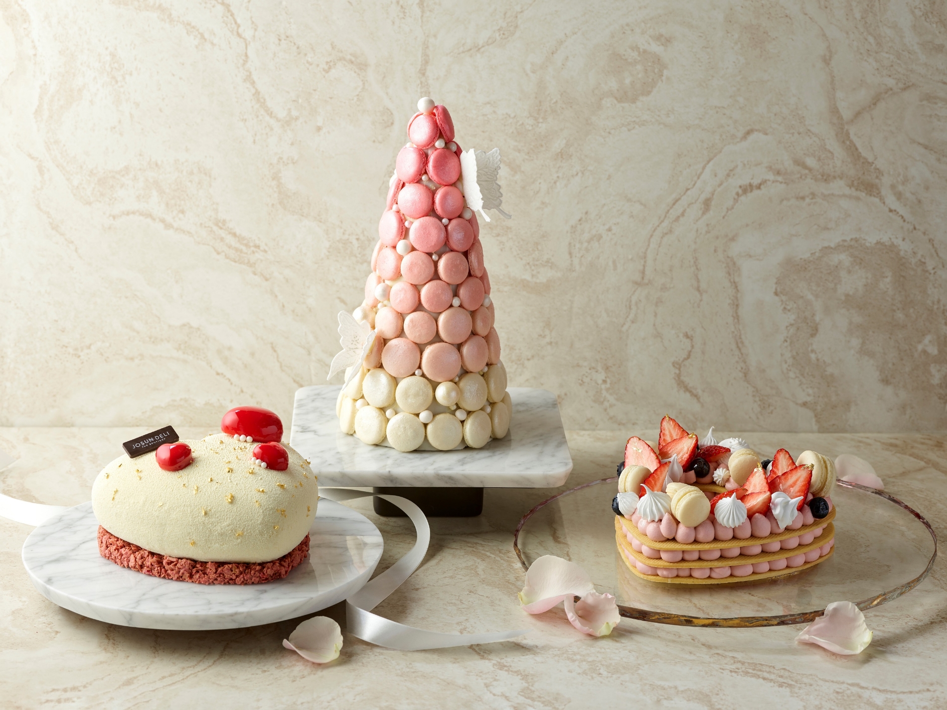 조선 팰리스 밸런타인 데이 케이크./ 사진제공 = 조선호텔앤리조트