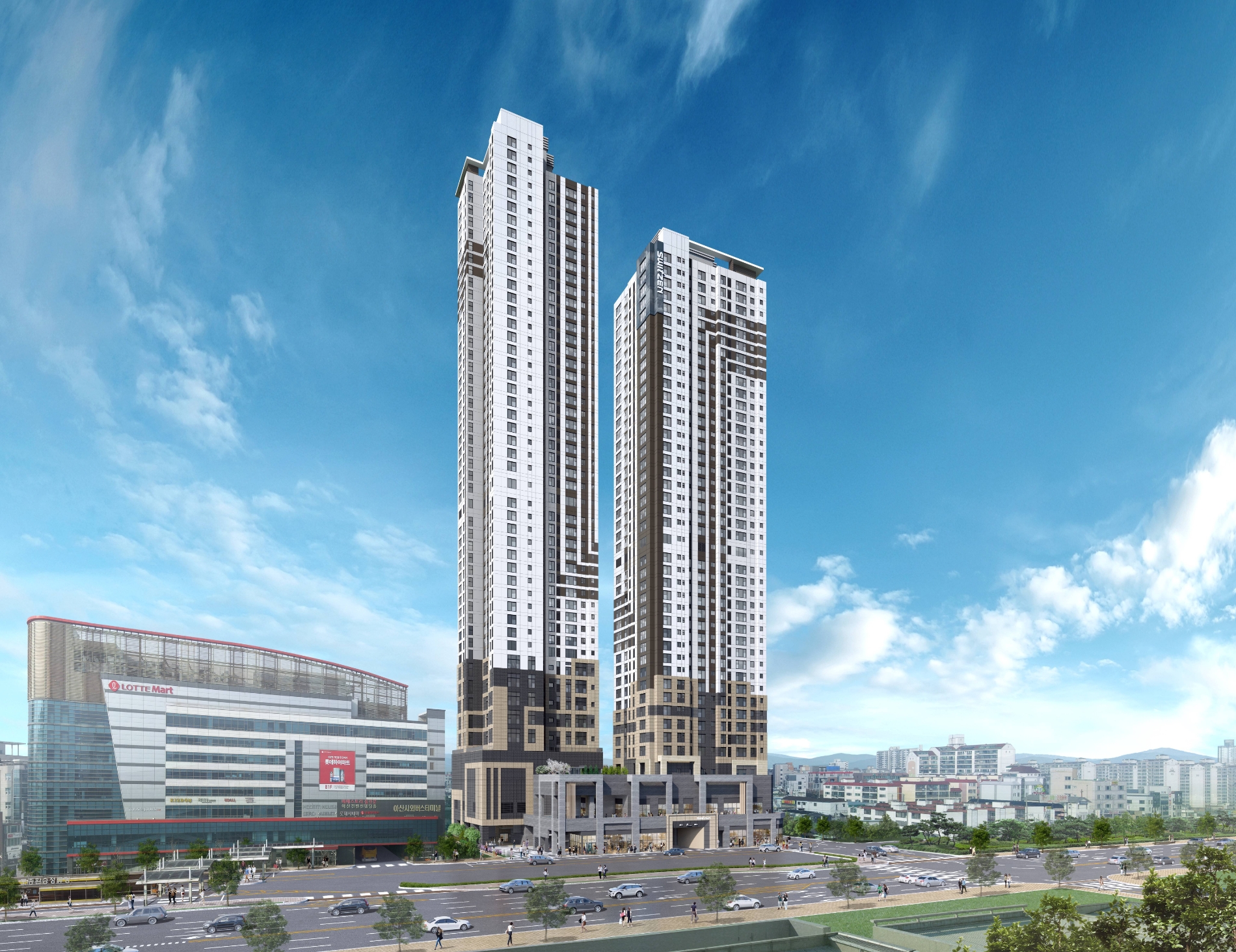 ‘아산 벨코어 스위첸’ 투시도. / 사진제공=KCC건설