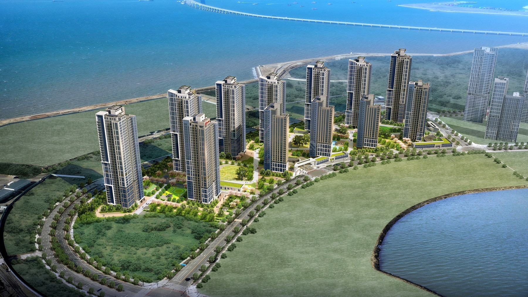 힐스테이트 레이크 송도 4차 조감도