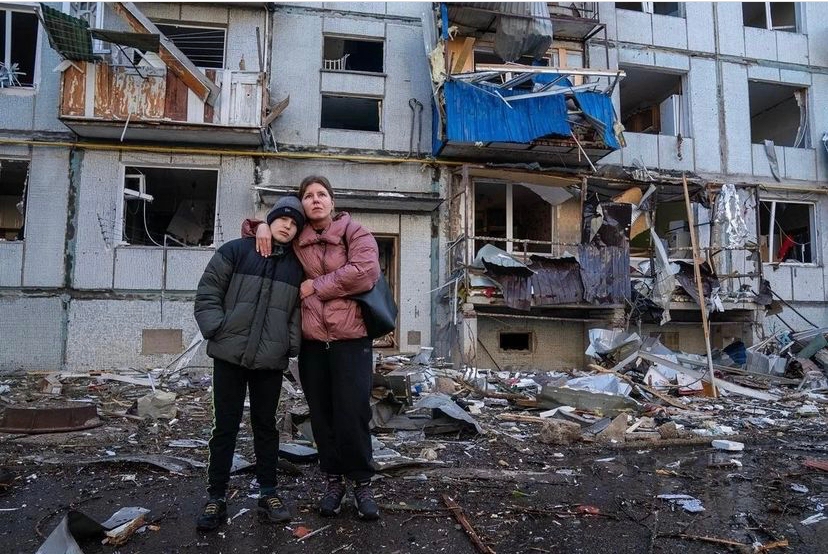 러시아에 침공당한 우크라이나 현지 모습./ 사진제공 = 인스타그램 캡쳐