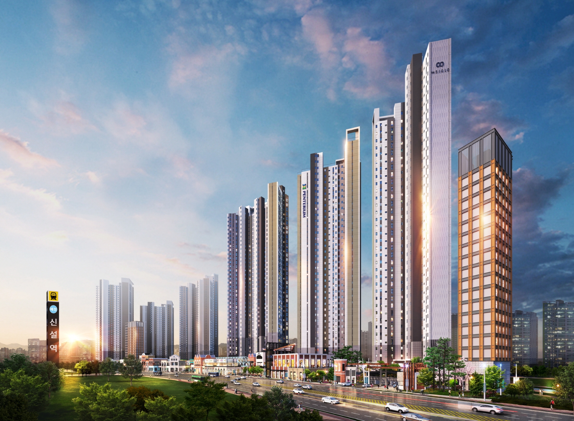 검단역 금강펜테리움 더 시글로 2차 투시도. / 사진제공=금강주택