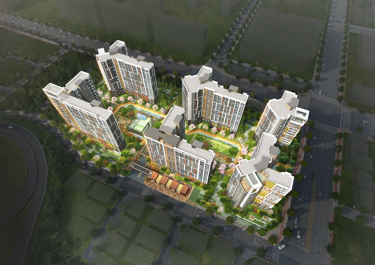 원주 관설동 공동주택 개발사업 조감도 / 사진제공=반도건설