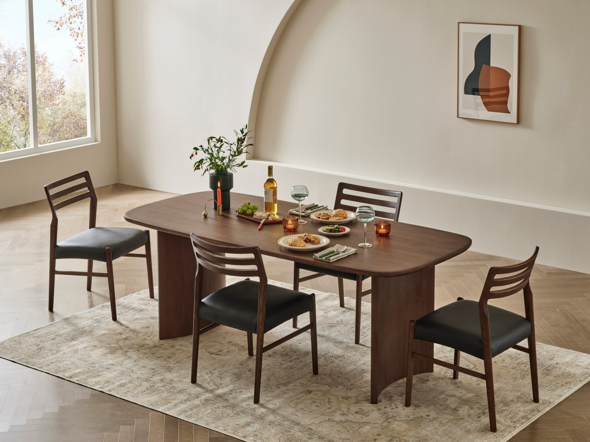 상반기 거실 신제품 유로 603 일리스 식탁./사진제공=한샘