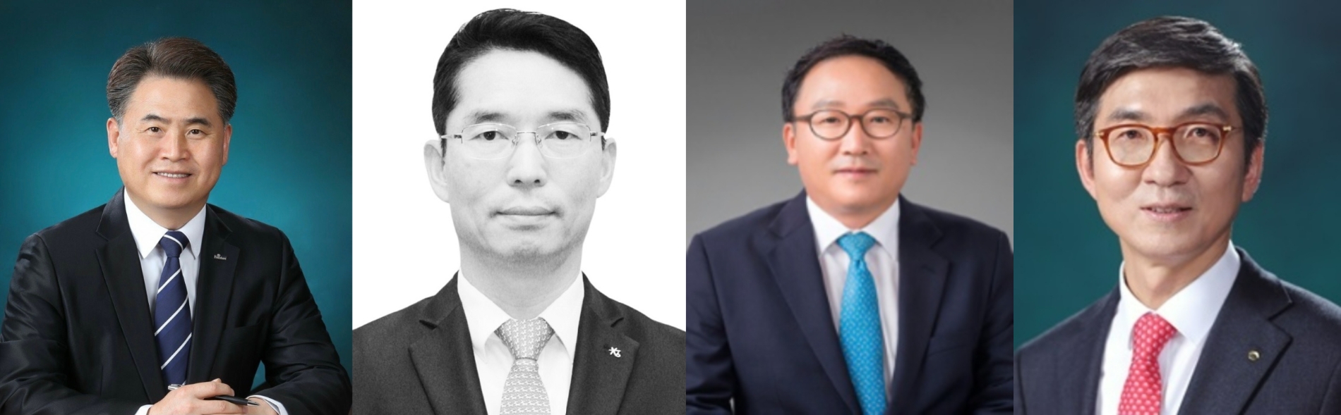 이희수 신한저축은행 대표와 허상철 KB저축은행 대표, 정민식 하나저축은행 대표 내정자, 신명혁 우리금융저축은행 대표(왼쪽부터). /사진제공=각사