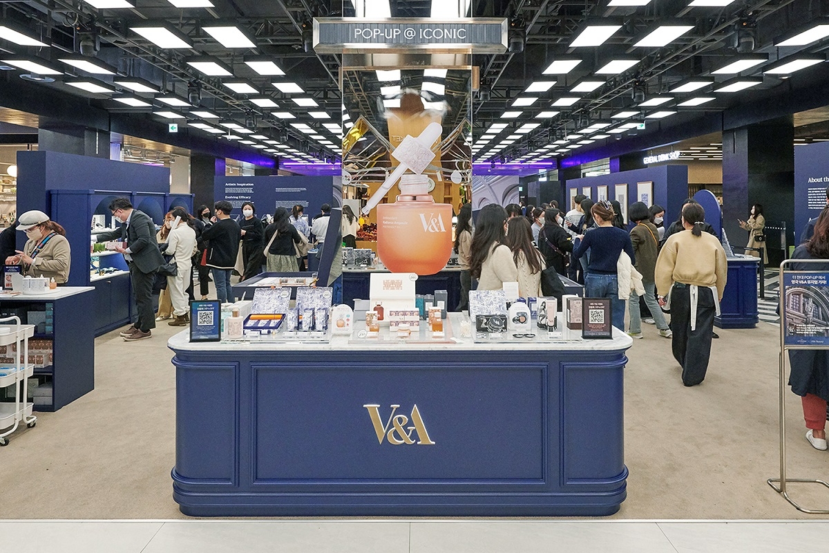 V&A 뷰티 팝업 스토어 매장전경. 사진=넷마블힐러비