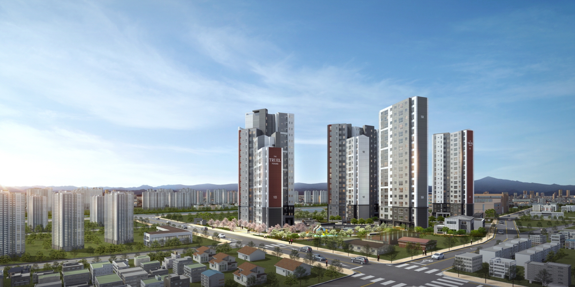 더 트루엘 포항 주경투시도