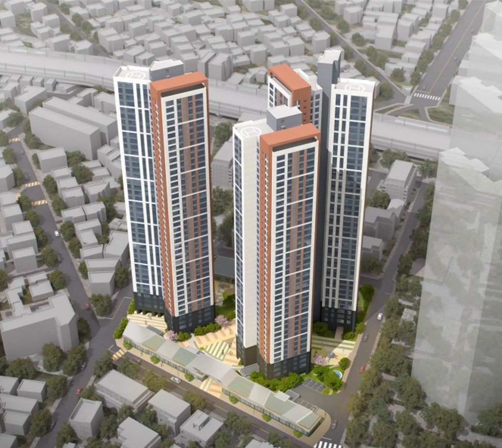 ‘부산 동래구 낙민동 공동주택 신축공사’ 조감도. / 사진제공=반도건설