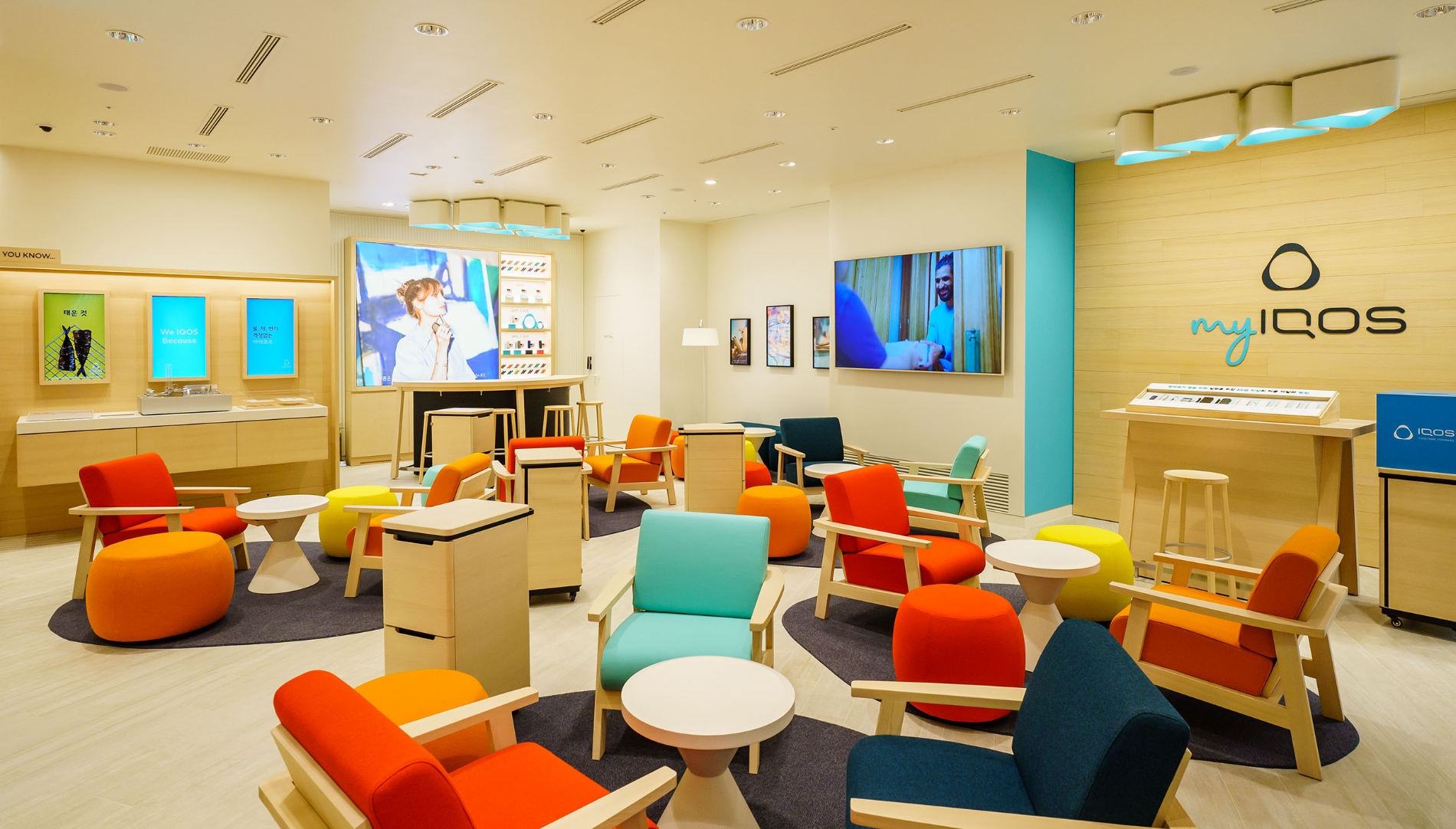 아이코스 여의도 IFC점 내부./ 사진제공 = 한국필립모리스