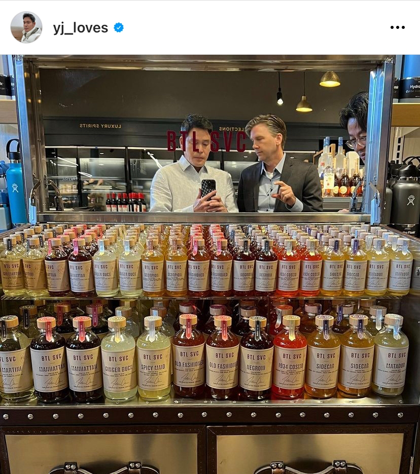 ‘뉴파운드마켓’ 오픈 준비를 위해 미국에 방문한 정용진 신세계 부회장 모습./ 사진제공 = 정용진 신세계 부회장 인스타그램