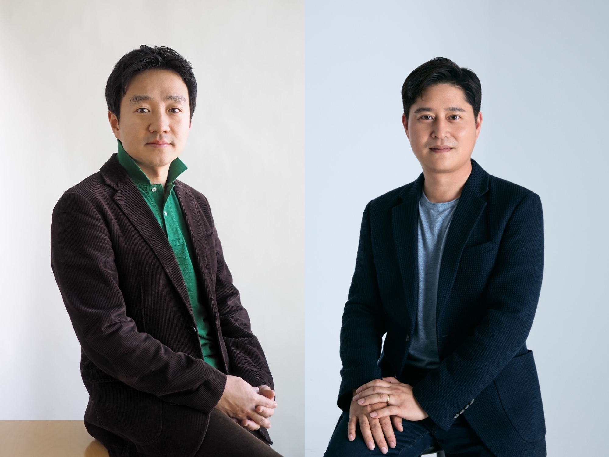 박상진 네이버파이낸셜 대표(왼쪽)와 신원근 카카오페이 대표(오른쪽). /사진제공=각사