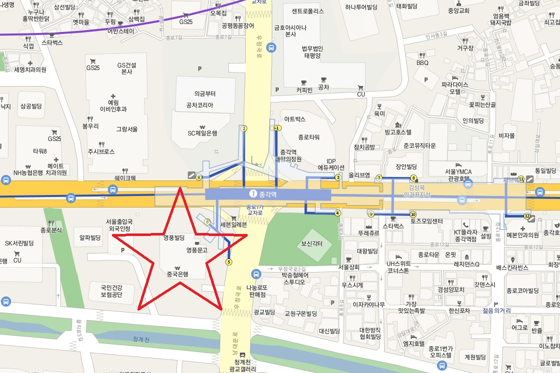 HUG 동부PF금융센터 위치도.  / 자료제공=HUG