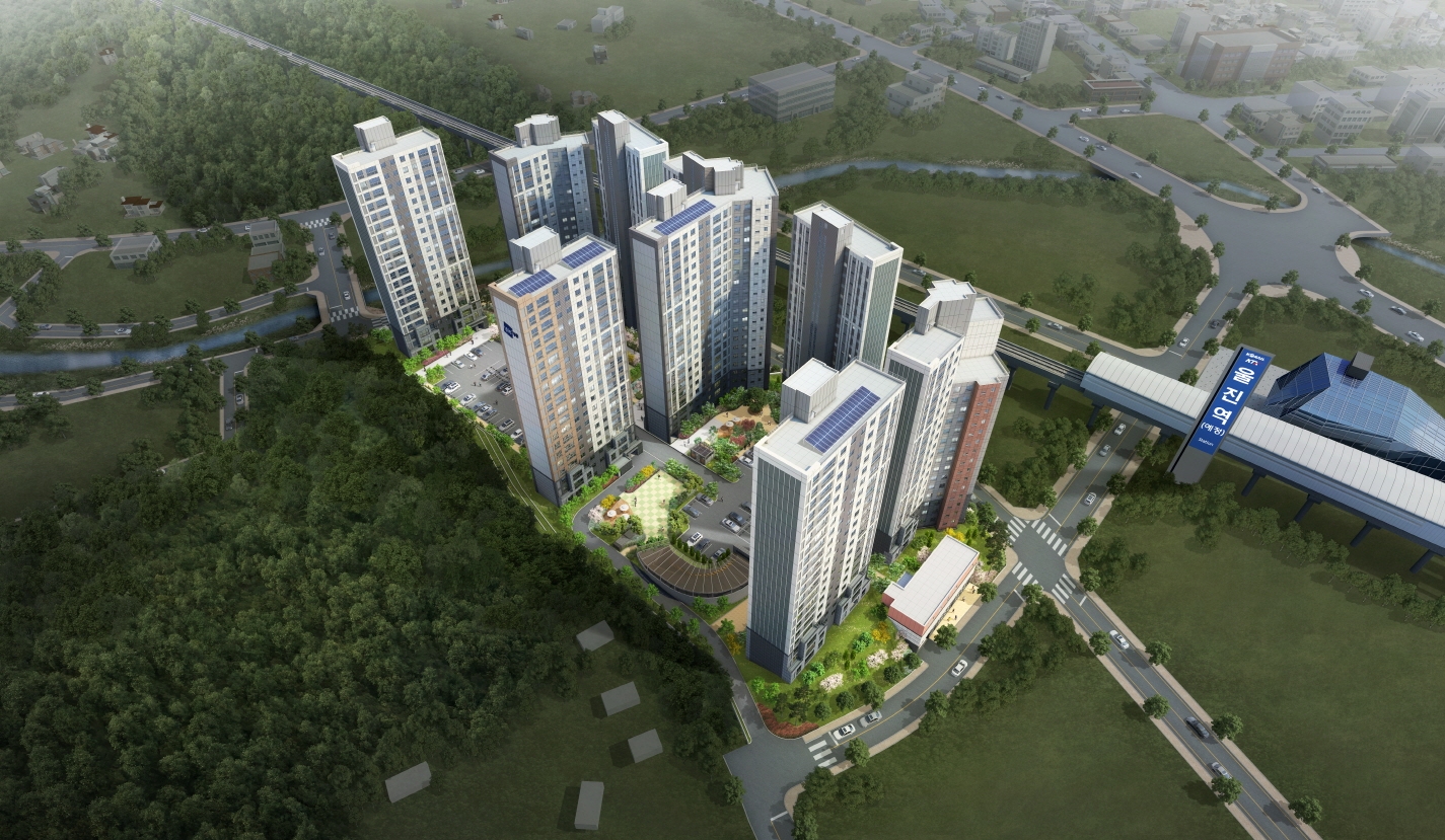 '울진역 센트럴 두산위브' 조감도