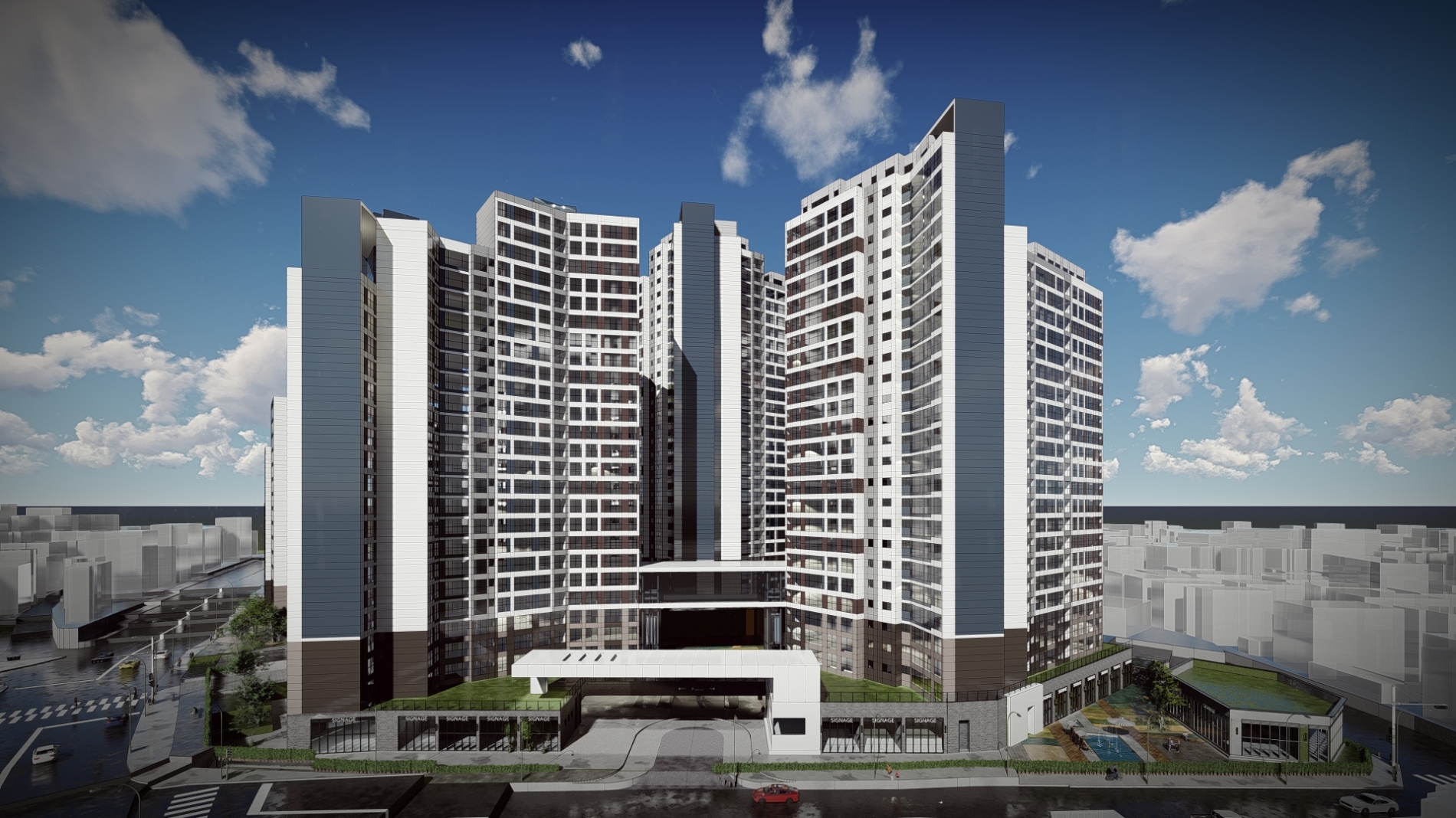 봉천1-1구역 재건축정비사업 투시도. / 사진제공=한국토지신탁