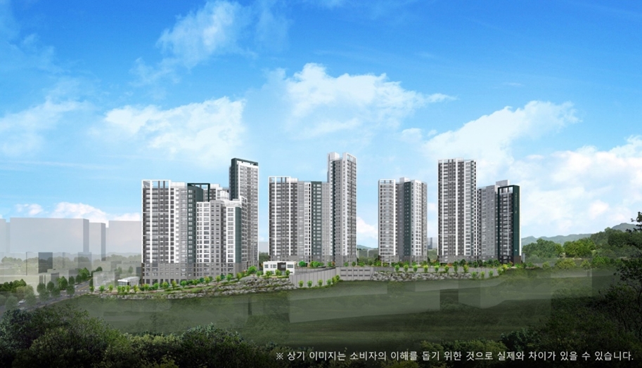 ’김해 구산 푸르지오 파크테르’ 투시도. / 사진제공=대우건설