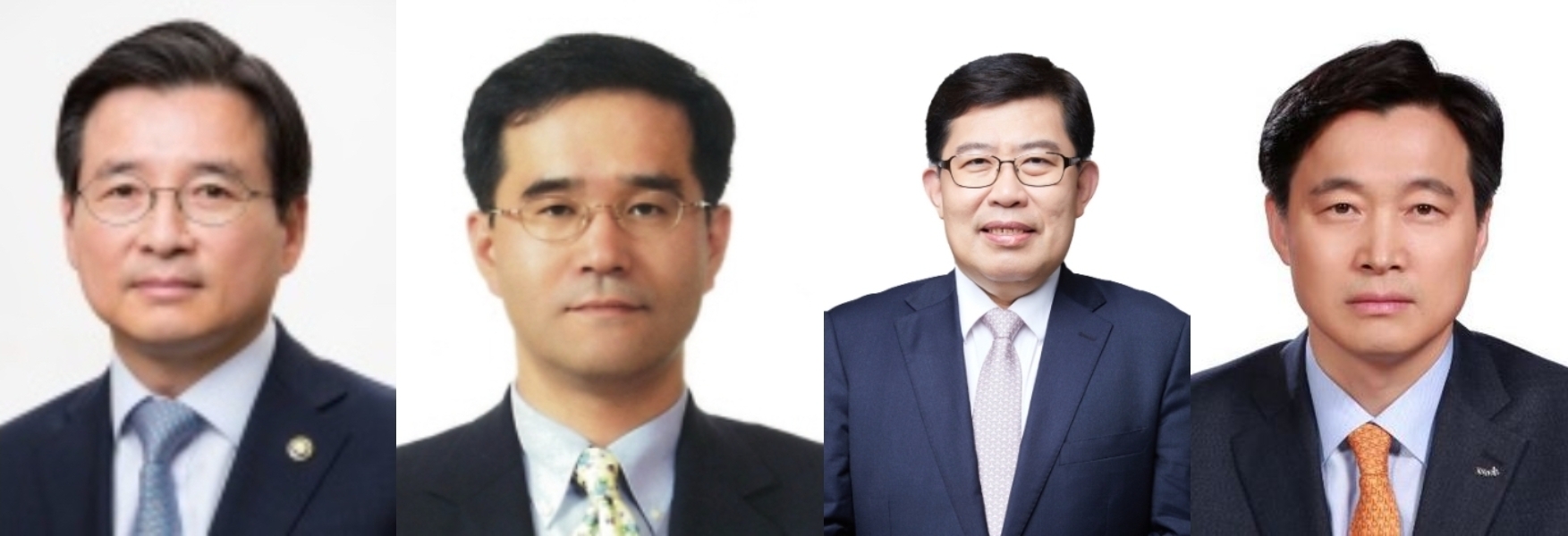 김용범 전 기재부 1차관과 이찬우 금감원 수석부원장, 윤창현 국민의힘 의원, 이병래 전 증권선물위원회 상임위원(왼쪽부터).