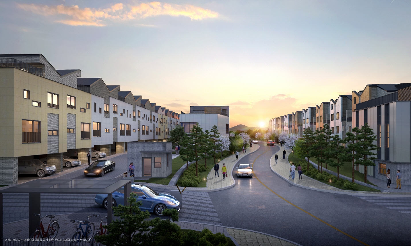 힐스테이트 양주옥정 파티오포레 부분투시도