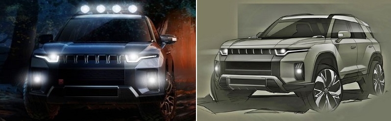 쌍용차 중형SUV J100 차명은 '토레스'…티저 이미지·영상 공개