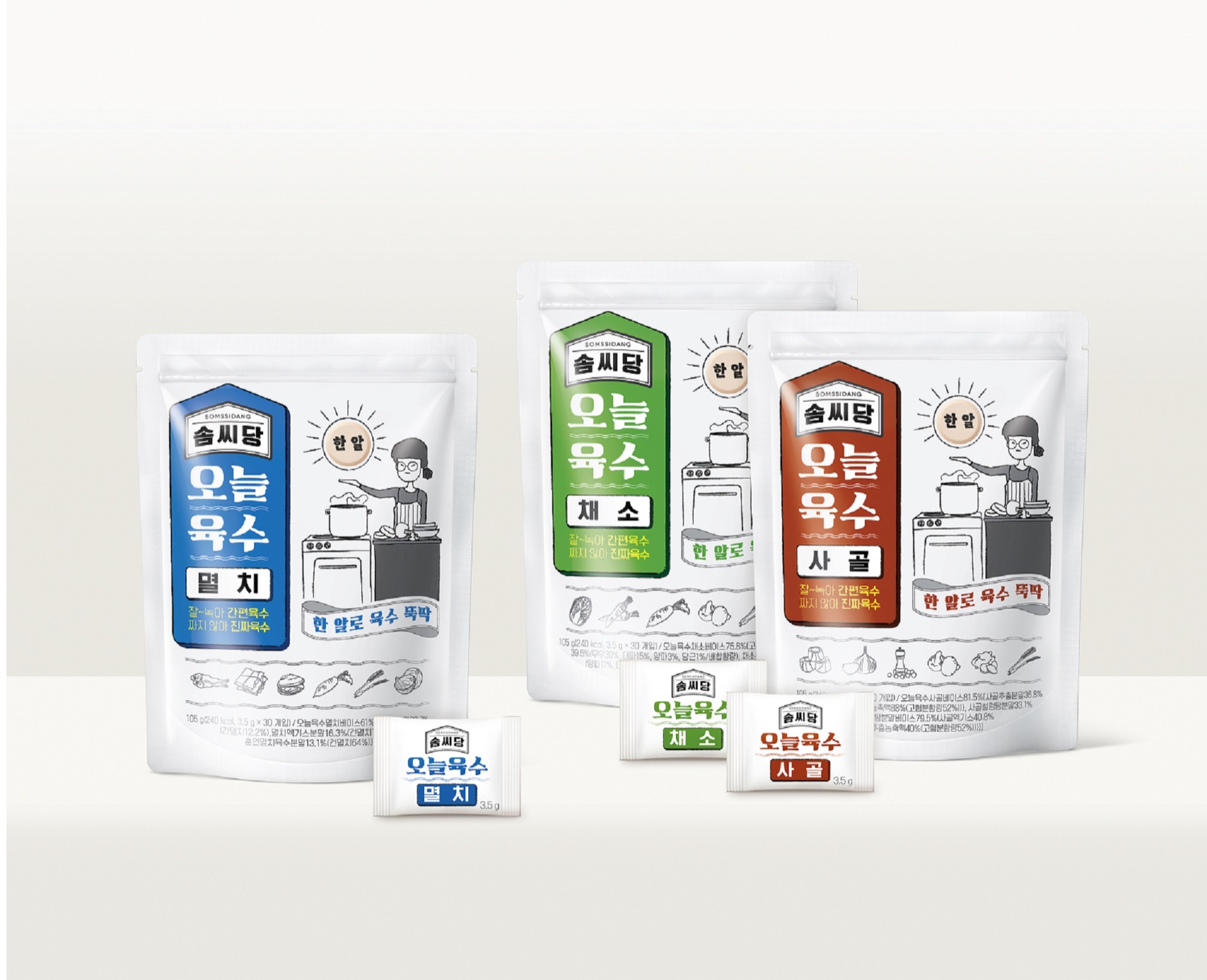 팔도가 조미식품 브랜드 '솜씨당'을 론칭한다.