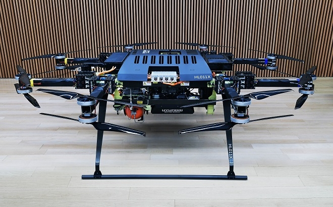 현대차 수소 연료전지 기반 멀티콥터 드론 '프로젝트N'.