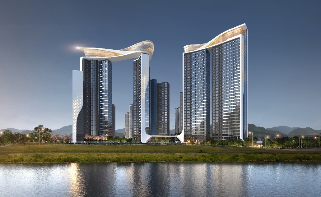 대전 도마변동4구역 단지투시도 / 사진제공=롯데건설