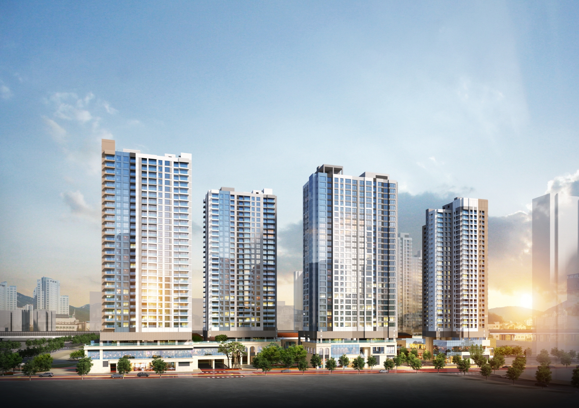 별내자이 더 스타 이그제큐티브·오피스텔II 투시도./사진제공=GS건설