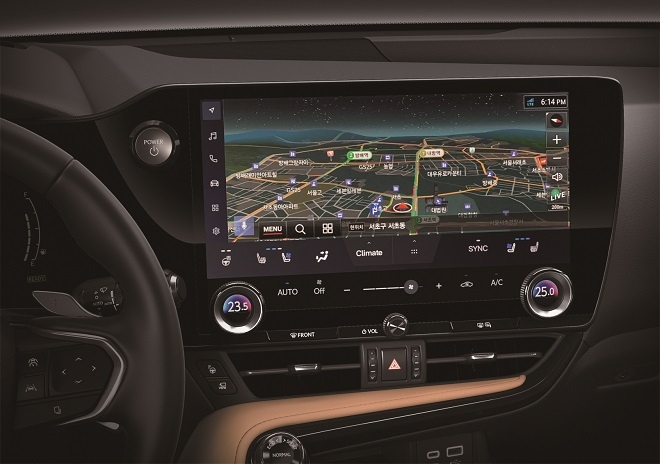 맵퍼스, 렉서스 NX에 아틀란 내비 공급...LGU+ 음성인식 첫 탑재