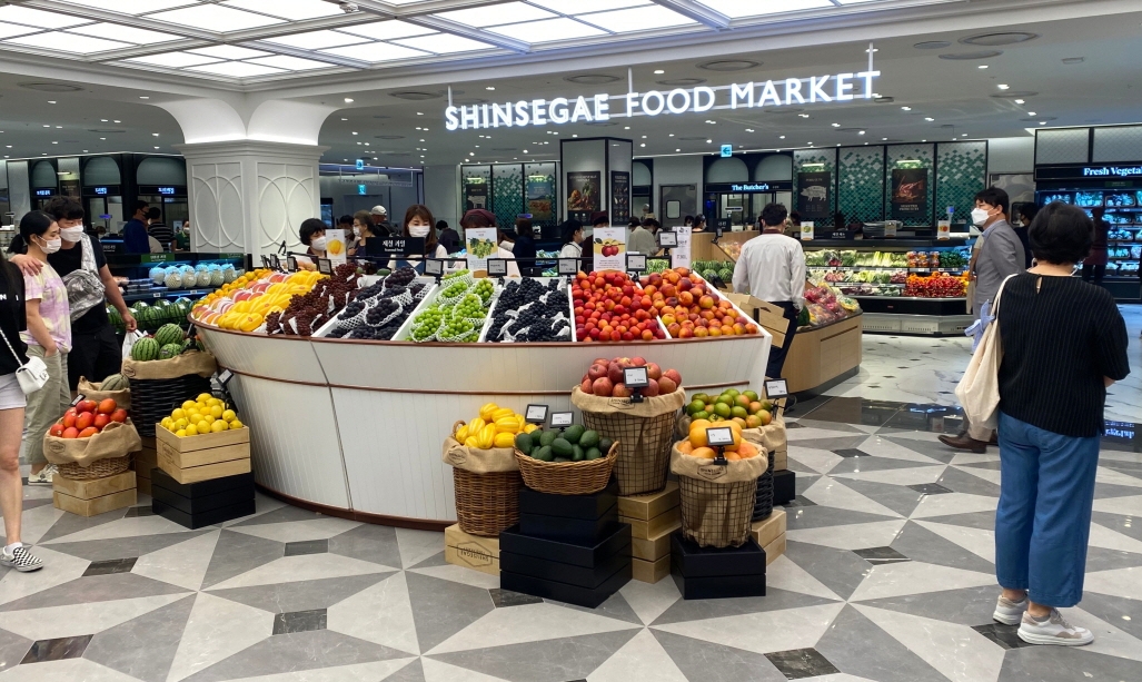 경기점 지하 2층 식품매장 전경./ 사진제공 = 신세계백화점